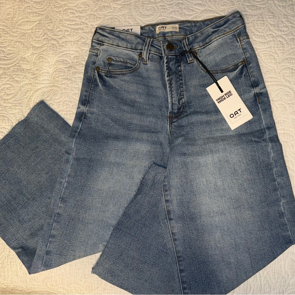 Oat Wide Leg Jeans